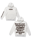 Melange Grey YHWH hoodie