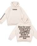 Beige YHWH hoodie